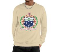 Homme Sweat-Shirt À Col Rond en Polaire, Pull Basique État Indépendant De Samoa Drapeau National Sweatshirt Homme Femme Manches Longues Haut Chaud Hiver Toutes Saisons Couple