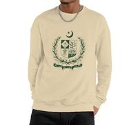 Homme Sweat-Shirt À Col Rond en Polaire Pull Basique Islam du Pakistan Drapeau National Sweatshirt Homme Femme Manches Longues Haut Chaud Hiver Toutes Saisons Couple