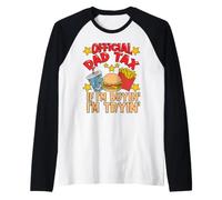 Homme Taxe Officielle du Papa, j'achète, j'essaie, C'est drôle Manche Raglan