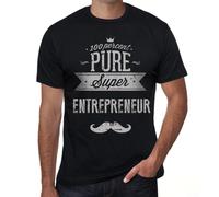 Homme Tee-Shirt 100% Pur Super Entrepreneur - 100% Pure Super Entrepreneur - T-Shirt Graphique Éco-Responsable Vintage Cadeau Nouveauté