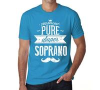 Homme Tee-Shirt 100% Pure Super Soprano T-Shirt Graphique Éco-Responsable Vintage Cadeau Nouveauté
