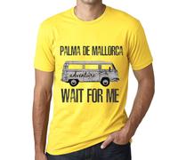 Homme Tee-Shirt Aventure Attends Moi À Palma De Mallorca - Adventure Wait For Me In Palma De Mallorca - T-Shirt Graphique Éco-Responsable Vintage Cadeau Nouveauté