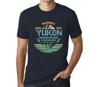 Homme Tee-Shirt Aventure En Plein Air Nature Sauvage Explorateur De Montagne Yukon - Outdoor Adventure, Wilderness, Mountain Explorer Yukon - T-Shirt Graphique Éco-Responsable Vintage Cadeau Nouveauté