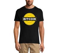 Homme Tee-Shirt Bitcoin Crypto-Monnaie - One Coin - Blockchain - Bitcoin Cryptocurrency - One Coin - Blockchain - T-Shirt Graphique Éco-Responsable Vintage Cadeau Nouveauté