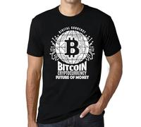 Homme Tee-Shirt Bitcoin : l'avenir De La Monnaie HODL BTC Crypto - Bitcoin Future of Money HODL BTC Crypto - T-Shirt Graphique Éco-Responsable Vintage Cadeau Nouveauté Noir Profond M