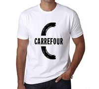 Homme Tee-Shirt Carrefour T-Shirt Graphique Éco-Responsable Vintage Cadeau Nouveauté Blanc 5XL