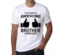 Homme Tee-Shirt C'est À Ça Que Ressemble Un Frère Génial - That Is What An Awesome Brother Looks Like - T-Shirt Graphique Éco-Responsable Vintage Cadeau Nouveauté