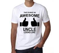 Homme Tee-Shirt C'est À Ça Que Ressemble Un Oncle Génial - That Is What An Awesome Uncle Looks Like - T-Shirt Graphique Éco-Responsable Vintage Cadeau Nouveauté