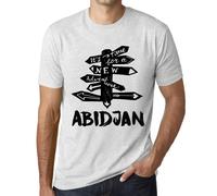 Homme Tee-Shirt C'est Le Moment De Vivre Une Nouvelle Aventure À Abidjan - It?S Time For A New Adventure In Abidjan - T-Shirt Graphique Éco-Responsable Vintage Cadeau Nouveauté