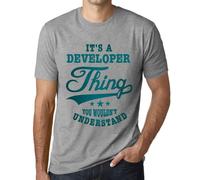 Homme Tee-Shirt C'est Un Truc De Développeur Que Tu Ne Comprendrais Pas - It's A Developer Thing You Wouldn?T Understand - T-Shirt Graphique Éco-Responsable Vintage Cadeau Nouveauté