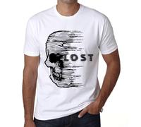 Homme Tee-Shirt Crâne D'anxiété Perdu - Anxiety Skull Lost - T-Shirt Graphique Éco-Responsable Vintage Cadeau Nouveauté
