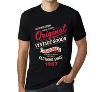 Homme Tee-Shirt Des Vêtements Vintage Originaux Depuis 1967 - Original Vintage Clothing Since 1967 - 57 Ans T-Shirt Graphique Idée Cadeau 57e Anniversaire Vintage Année 1967 Nouveauté