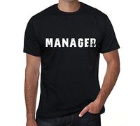 Homme Tee-Shirt Directeur - Manager - T-Shirt Graphique Éco-Responsable Vintage Cadeau Nouveauté Noir Profond XL