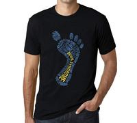 Homme Tee-Shirt Empreinte Du Syndrome De Down - Down Syndrome Footprint - T-Shirt Graphique Éco-Responsable Vintage Cadeau Nouveauté