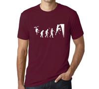 Homme Tee-Shirt Évolution De L'escalade - Climbing Evolution - T-Shirt Graphique Éco-Responsable Vintage Cadeau Nouveauté