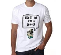 Homme Tee-Shirt Faites-Moi Confiance Je Suis Avocat - Trust Me I'm A Lawyer - T-Shirt Graphique Éco-Responsable Vintage Cadeau Nouveauté