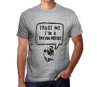 Homme Tee-Shirt Faites-Moi Confiance Je Suis Tatoueur - Trust Me I'm A Tattoo Artist - T-Shirt Graphique Éco-Responsable Vintage Cadeau Nouveauté