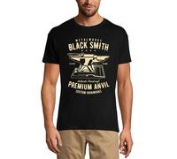 Homme Tee-Shirt Ferronnerie D'art Forgeron - Ferronnerie D'art Sur Mesure Forgeron - Metalworks Black Smith - Custom Ironworks Blacksmith - T-Shirt Graphique Éco-Responsable Vintage Cadeau Nouveauté