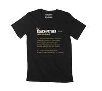 Homme Tee-Shirt Fierté D'un Père Noir : Des Graphiques Pour Les Papas - Proud Black Father Matter Graphic S For Dads - T-Shirt Graphique Éco-Responsable Vintage Cadeau Nouveauté