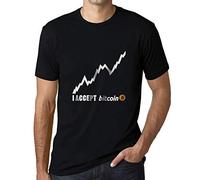 Homme Tee-Shirt J'Accepte Les Bitcoins Millionnaire BTC HODL Crypto - I Accept Bitcoin Millionaire BTC HODL Crypto - T-Shirt Graphique Éco-Responsable Vintage Cadeau Nouveauté Noir Profond M