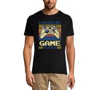 Homme Tee-Shirt J'ai Mis Mon Jeu En Pause Pour Être Ici - Le Jeu - I Paused My Game To Be Here - Gaming - T-Shirt Graphique Éco-Responsable Vintage Cadeau Nouveauté