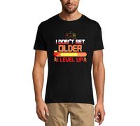 Homme Tee-Shirt Je Ne Vieillis Pas Je Monte En Grade En Jouant - I Don't Get Older I Level Up Gaming - T-Shirt Graphique Éco-Responsable Vintage Cadeau Nouveauté