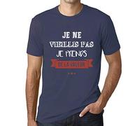 Homme Tee-Shirt Je Ne Vieillis Pas Je Prends De La Valeur T-Shirt Graphique Éco-Responsable Vintage Cadeau Nouveauté Denim L