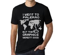Homme Tee-Shirt Je Suis Allé À Palerme Mais Les Graphiques N'étaient Pas Bons - I Went To Palermo But The Graphics Weren?T Good - T-Shirt Graphique Éco-Responsable Vintage Cadeau Nouveauté
