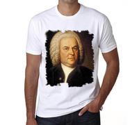 Homme Tee-Shirt Jean-Sebastien Bach T-Shirt Graphique Éco-Responsable Vintage Cadeau Nouveauté