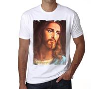 Homme Tee-Shirt Jésus-Christ Beau Gosse - Jesus Christ Handsome - T-Shirt Graphique Éco-Responsable Vintage Cadeau Nouveauté