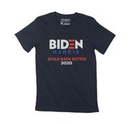 Homme Tee-Shirt Joe Biden Harris 2020 Build Back Better Democrat Liberal 4 Ans T-Shirt Graphique Idée Cadeau 4e Anniversaire Vintage Année 2020 Nouveauté