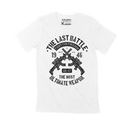 Homme Tee-Shirt La Dernière Bataille 1946 - L'arme La Plus Ultime - The Last Battle 1946 - The Most Ultimate Weapon - 78 Ans T-Shirt Graphique Idée Cadeau 78e Anniversaire Vintage Année 1946 Nouveauté