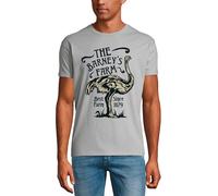 Homme Tee-Shirt La Ferme De Barney La Meilleure Depuis 1879 - Autruche - Barney's Farm Best Since 1879 - Ostrich - T-Shirt Vintage Cadeau Nouveauté