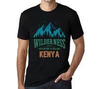 Homme Tee-Shirt La Nature Sauvage L'aventure Appelle Le Kenya - Wilderness, Adventure Is Calling Kenya - T-Shirt Graphique Éco-Responsable Vintage Cadeau Nouveauté
