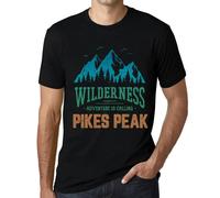 Homme Tee-Shirt La Nature Sauvage L'aventure Appelle Le Pic Pikes - Wilderness, Adventure Is Calling Pikes Peak - T-Shirt Graphique Éco-Responsable Vintage Cadeau Nouveauté