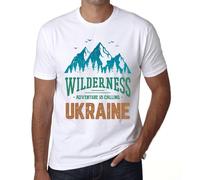 Homme Tee-Shirt La Nature Sauvage L'aventure Appelle L'ukraine - Wilderness, Adventure Is Calling Ukraine - T-Shirt Graphique Éco-Responsable Vintage Cadeau Nouveauté