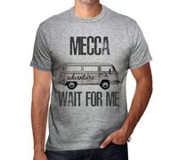 Homme Tee-Shirt L'aventure M'attend À La Mecque - Adventure Wait For Me In Mecca - T-Shirt Graphique Éco-Responsable Vintage Cadeau Nouveauté