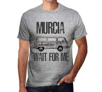 Homme Tee-Shirt L'aventure M'attend À Murcie - Adventure Wait For Me In Murcia - T-Shirt Graphique Éco-Responsable Vintage Cadeau Nouveauté