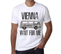 Homme Tee-Shirt L'aventure M'attend À Vienne - Adventure Wait For Me In Vienna - T-Shirt Graphique Éco-Responsable Vintage Cadeau Nouveauté