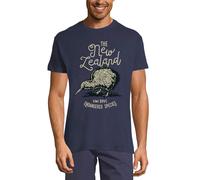 Homme Tee-Shirt Le Nouveau Lealand - Les Oiseaux Kiwis - The New Lealand - Kiwi Birds - T-Shirt Graphique Éco-Responsable Vintage Cadeau Nouveauté