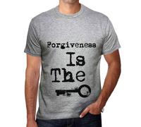 Homme Tee-Shirt Le Pardon Est La Clé - Forgiveness Is The Key - T-Shirt Graphique Éco-Responsable Vintage Cadeau Nouveauté
