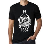 Homme Tee-Shirt Le Pécheur Originel Depuis 1984 - The Original Sinner Since 1984 - 40 Ans T-Shirt Graphique Idée Cadeau 40e Anniversaire Vintage Année 1984 Nouveauté