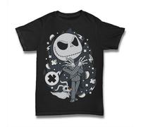 Homme Tee-Shirt Le Roi Des Citrouilles De La Ville D'halloween - Personnage De Film - Pumpkin King Of Halloween Town - Movie Character - T-Shirt Graphique Éco-Responsable Vintage Cadeau Nouveauté