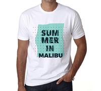 Homme Tee-Shirt L'été À Malibu - Summer In Malibu - T-Shirt Graphique Éco-Responsable Vintage Cadeau Nouveauté