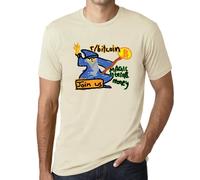 Homme Tee-Shirt Magie De L'argent Sur Internet Magicien Du Bitcoin - Magic Internet Money Bitcoin Wizard - T-Shirt Graphique Éco-Responsable Vintage Cadeau Nouveauté