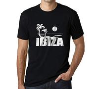 Homme Tee-Shirt Mer Palmiers Et Soleil À Ibiza - Sea, Palms & Sunshine at Ibiza - T-Shirt Graphique Éco-Responsable Vintage Cadeau Nouveauté Noir Profond 3XL