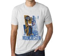 Homme Tee-Shirt Mode De Vie À Manchester - Manchester Lifestyle - T-Shirt Graphique Éco-Responsable Vintage Cadeau Nouveauté