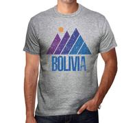 Homme Tee-Shirt Montagne Bolivie - Mountain Bolivia - T-Shirt Graphique Éco-Responsable Vintage Cadeau Nouveauté