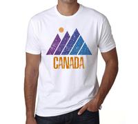 Homme Tee-Shirt Montagne Canada - Mountain Canada - T-Shirt Graphique Éco-Responsable Vintage Cadeau Nouveauté