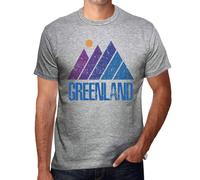 Homme Tee-Shirt Montagne Du Groenland - Mountain Greenland - T-Shirt Graphique Éco-Responsable Vintage Cadeau Nouveauté